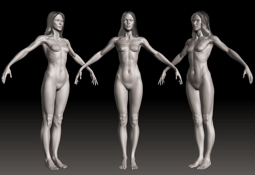 Naked Female Body