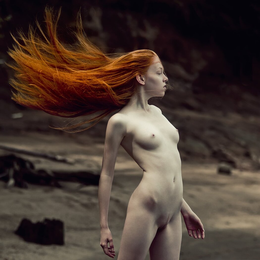 Colored Hair Nude
