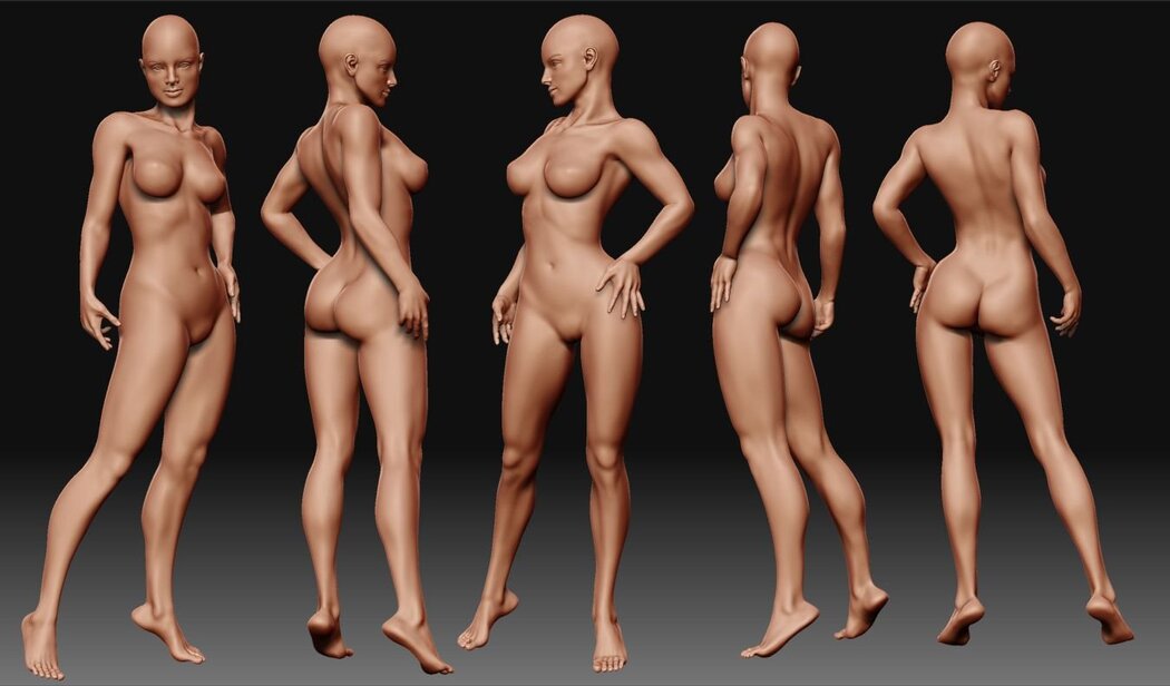 Naked Female Poses