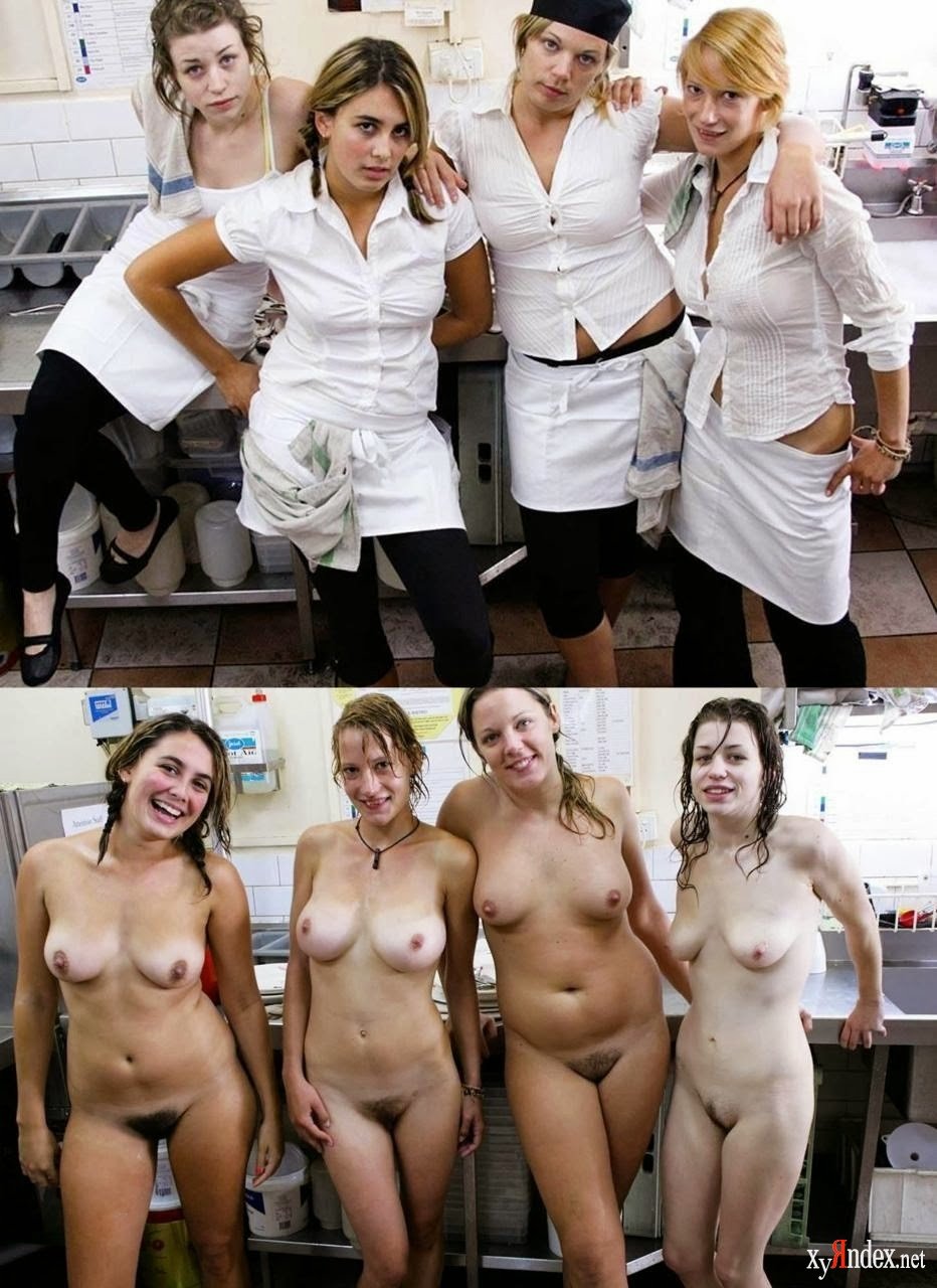 Woman Naked At Work