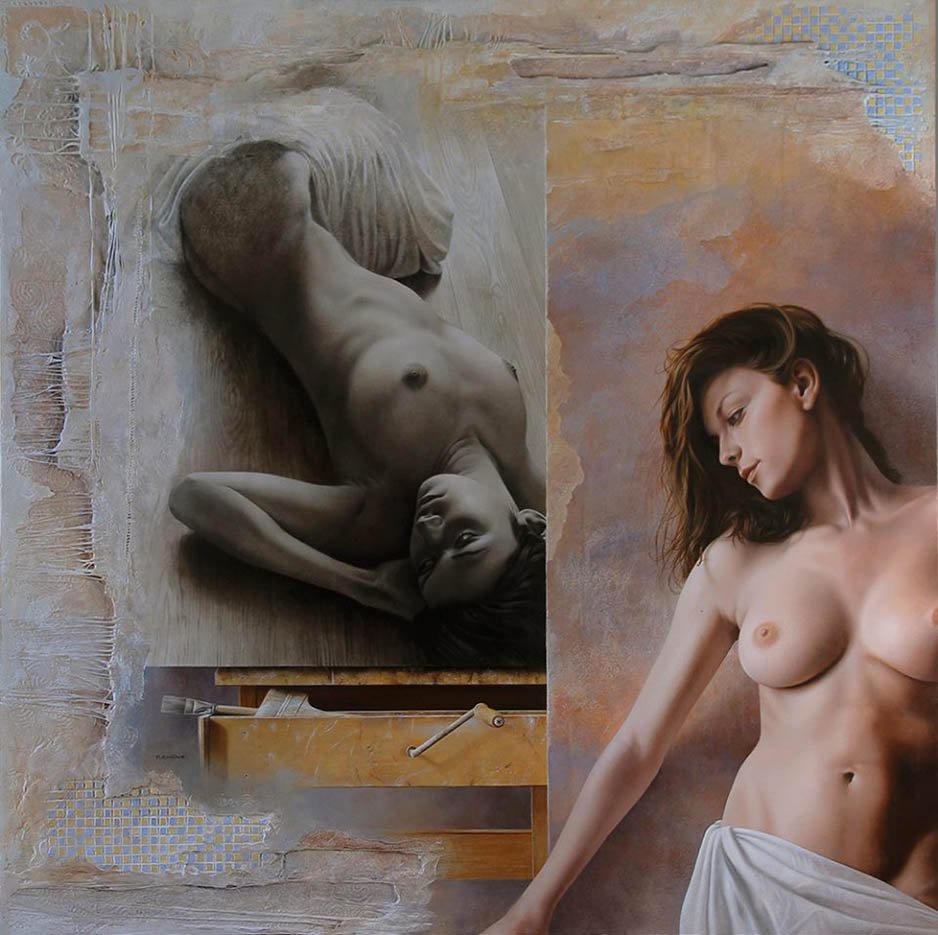 Portrait Of Nude Breasts