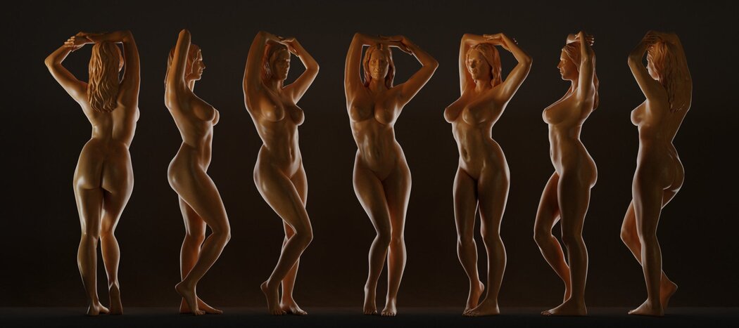 Sexy Naked Female Body