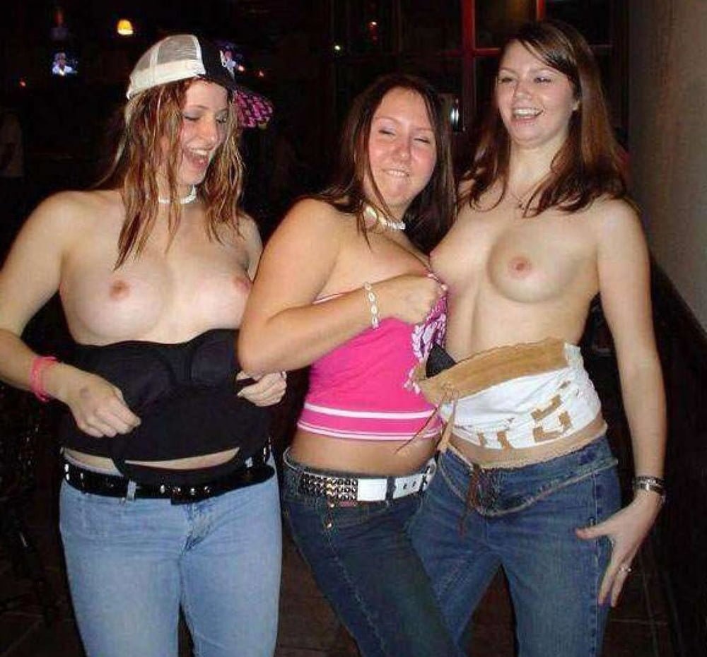 Drunk Girl Flashes