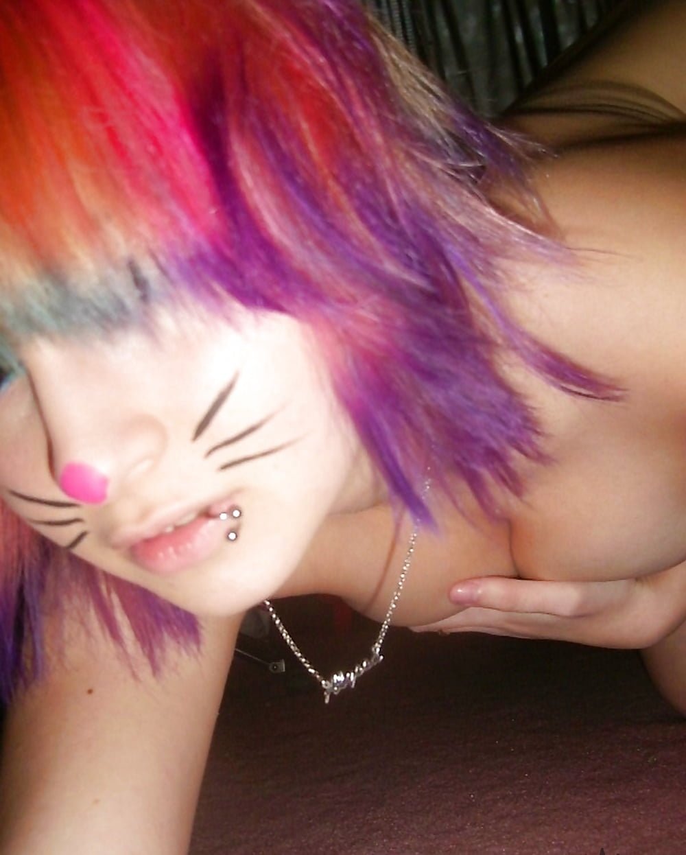Naked Girls With Colored Hair