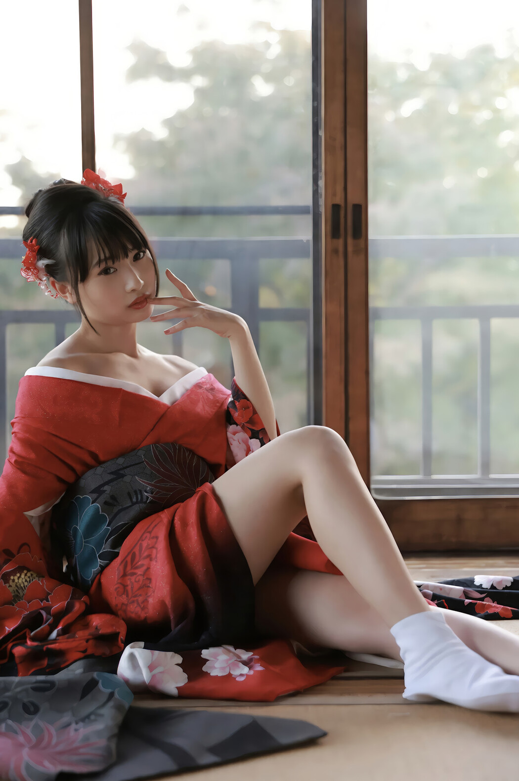 Luka Mochizuki 望月琉叶, FRIDAYデジタル写真集 『着物の下は、まさかの美バスト』 Set.02