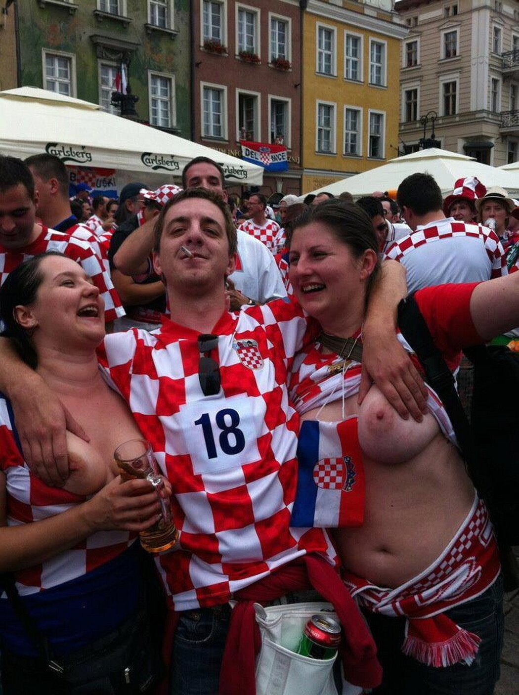 Naked Football Fans