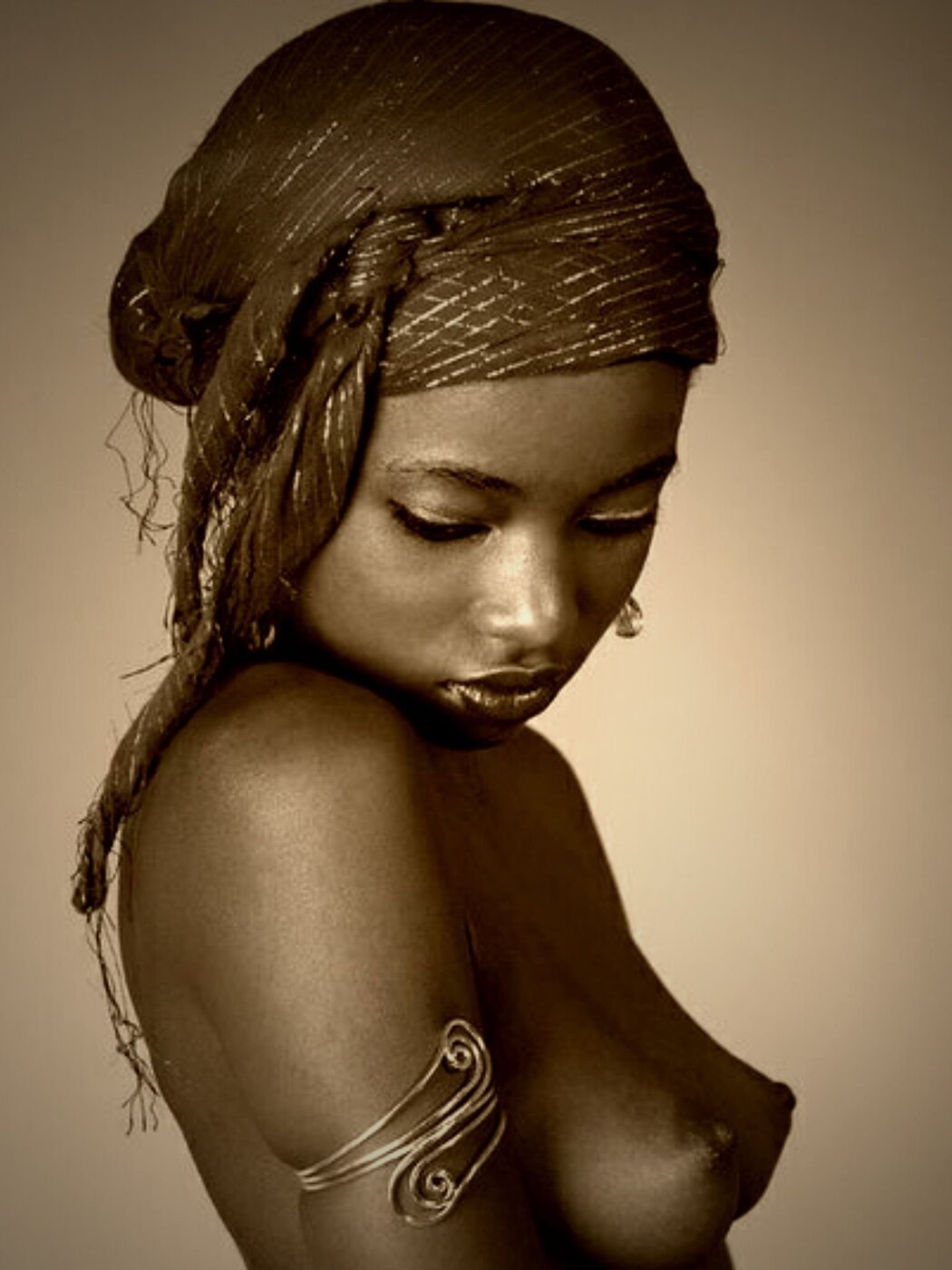 Topless Black Women