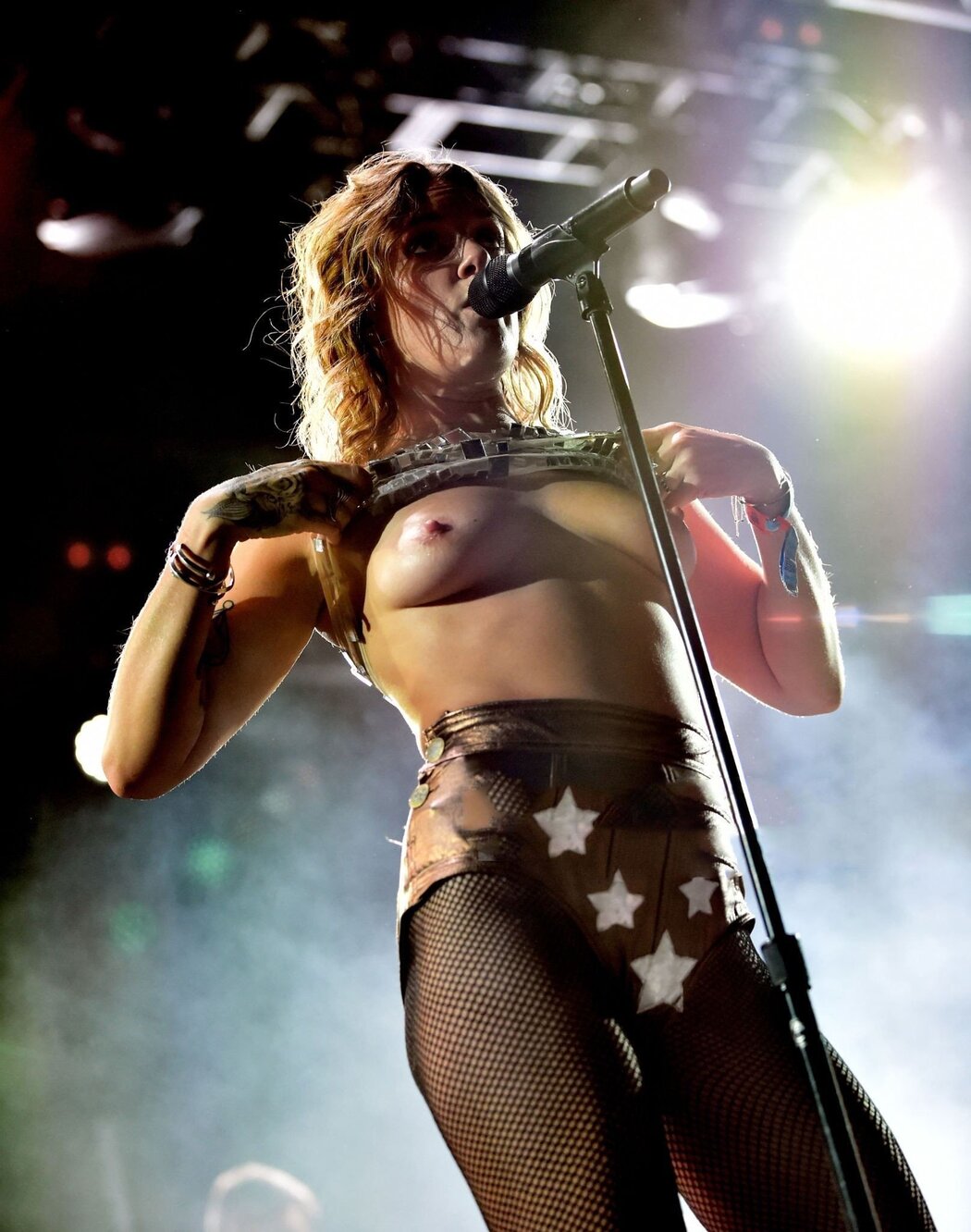 Nude On Stage