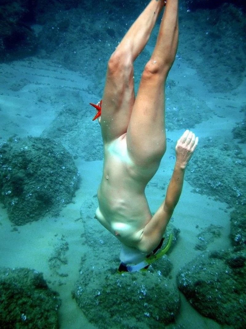Nude Snorkeling