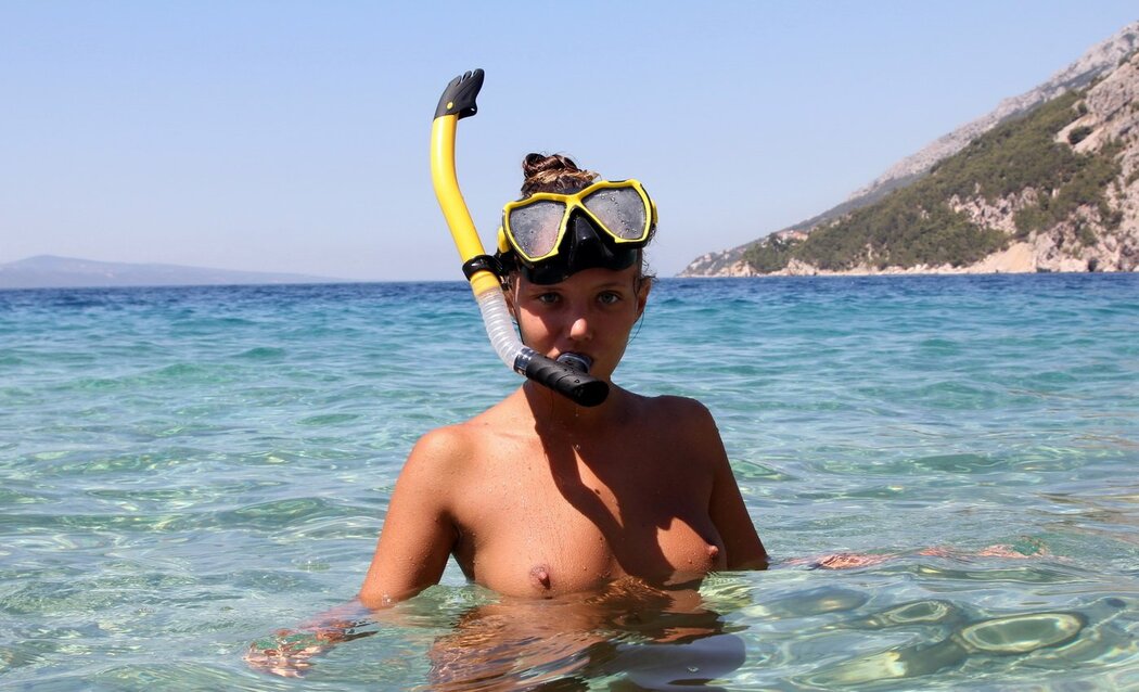 Nude Snorkeling