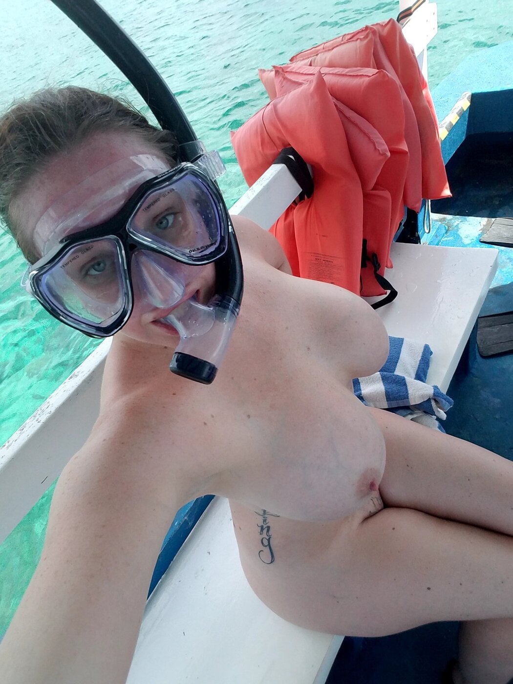 Nude Snorkeling