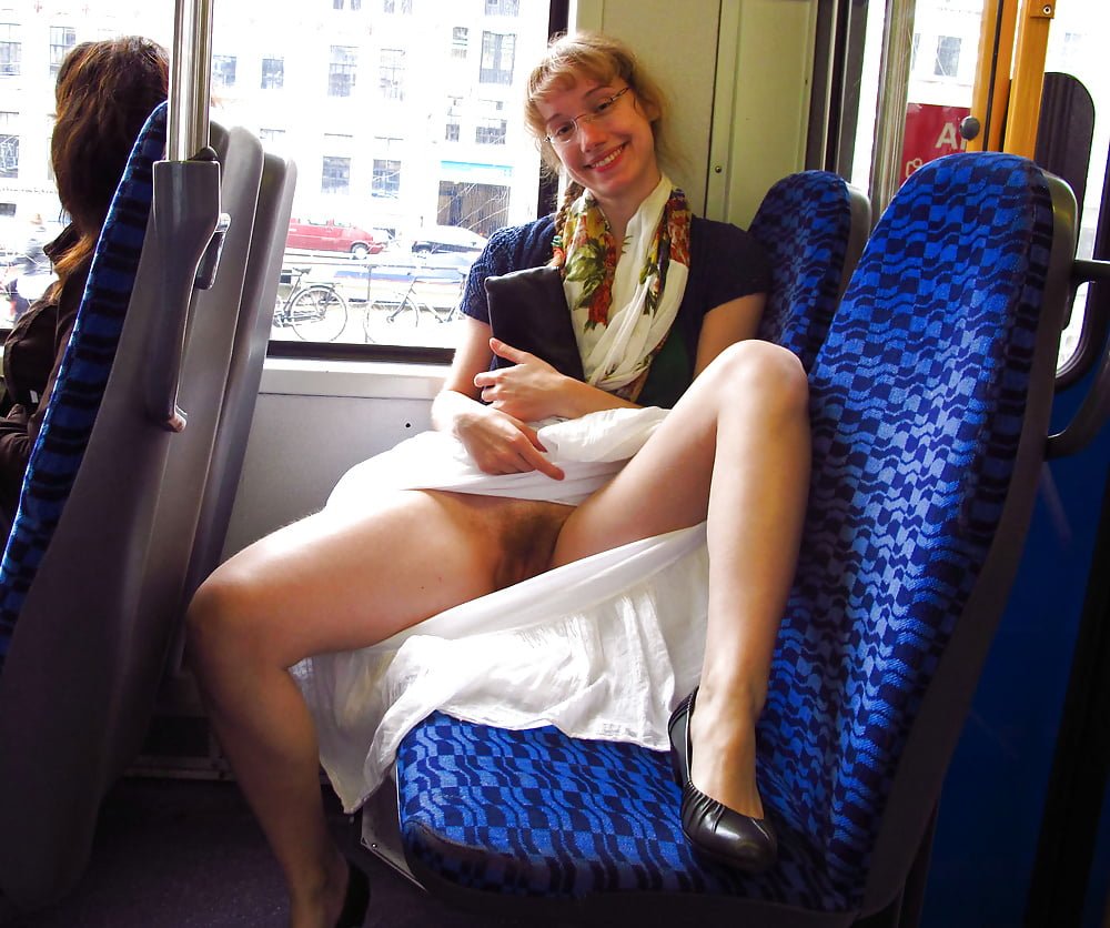 No Panties In Bus