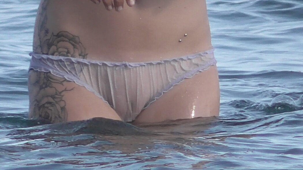 See Through Panties Beach