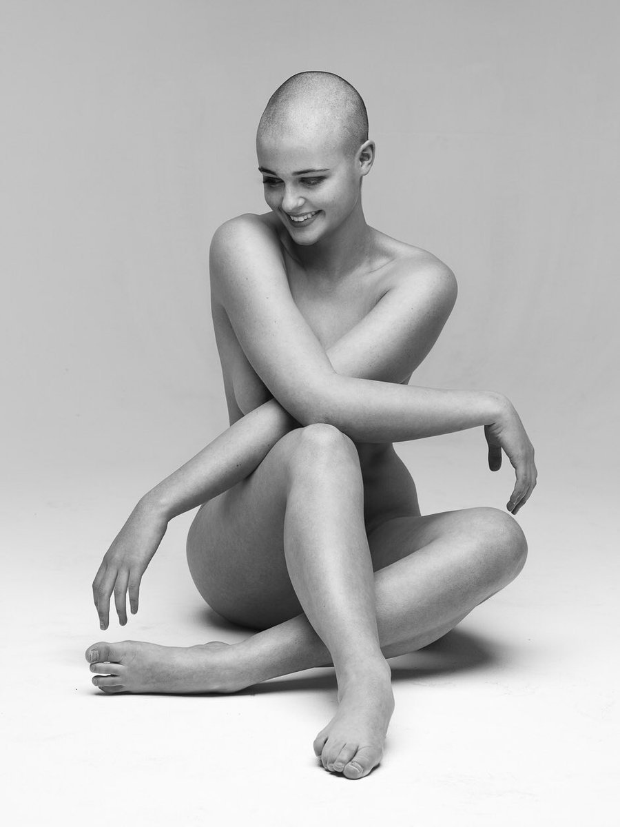Nude Bald Woman