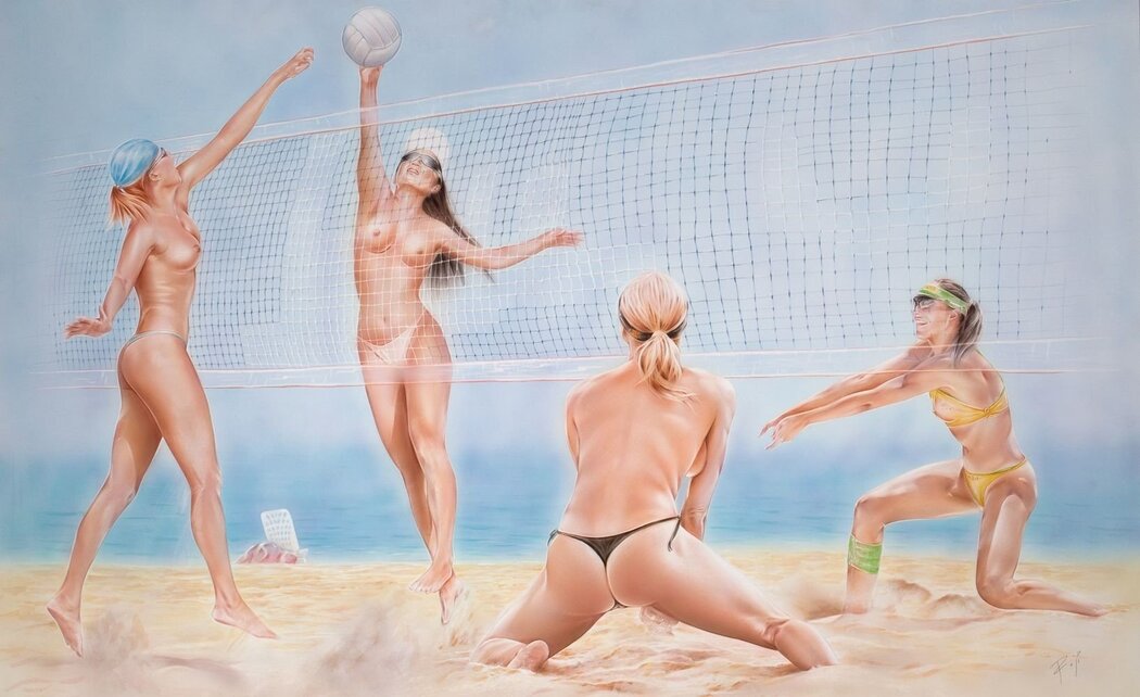 Beach Volley Nude