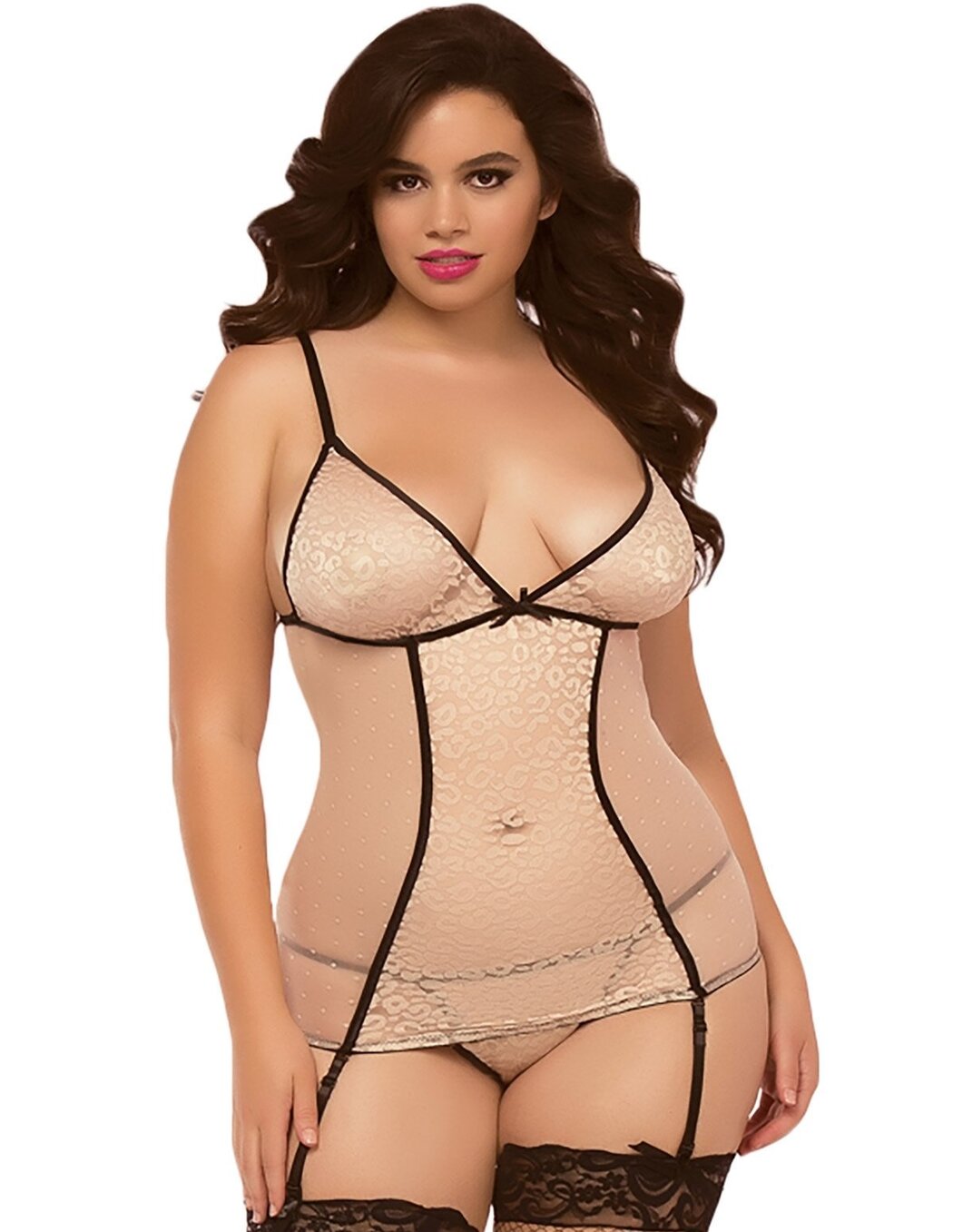 Plus Size Lingerie Model Nude