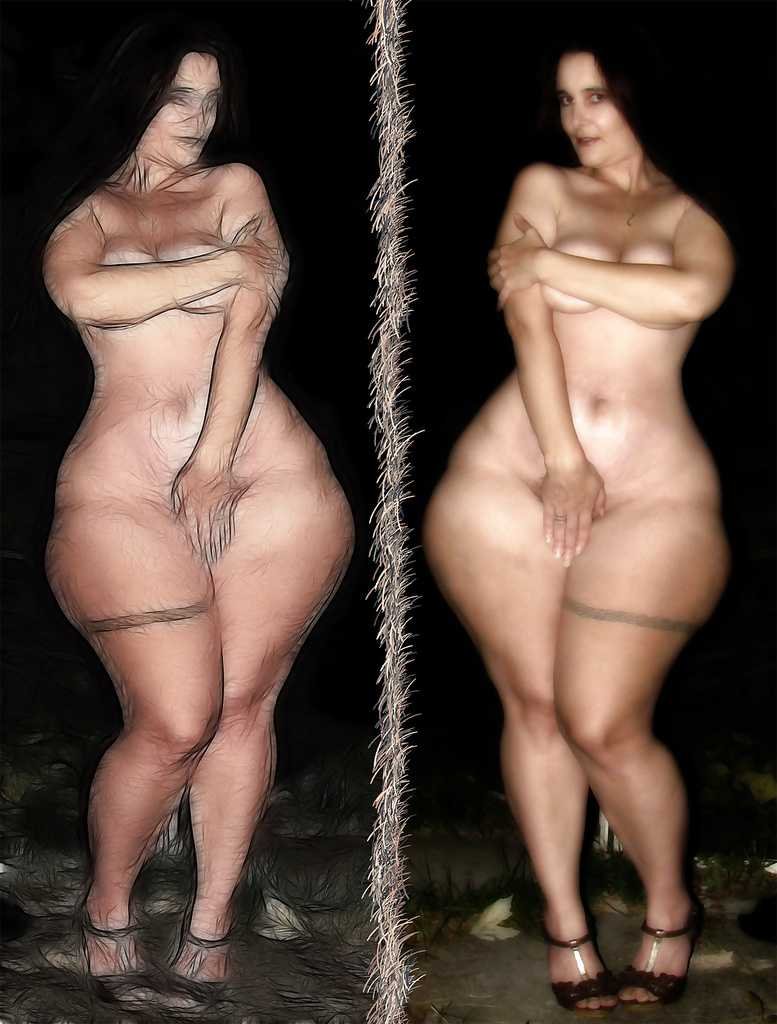Pear Shape Body Nude
