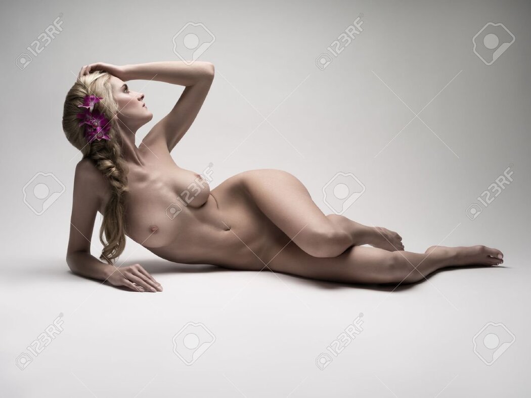 Nude Girl Laying Down