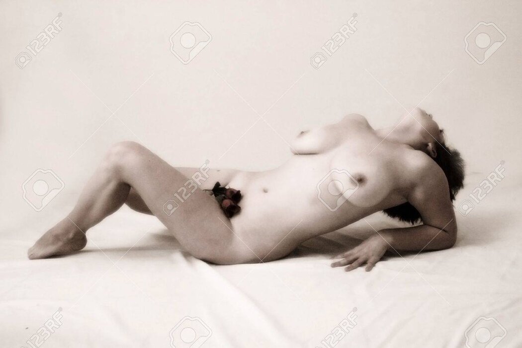 Nude Girl Laying Down