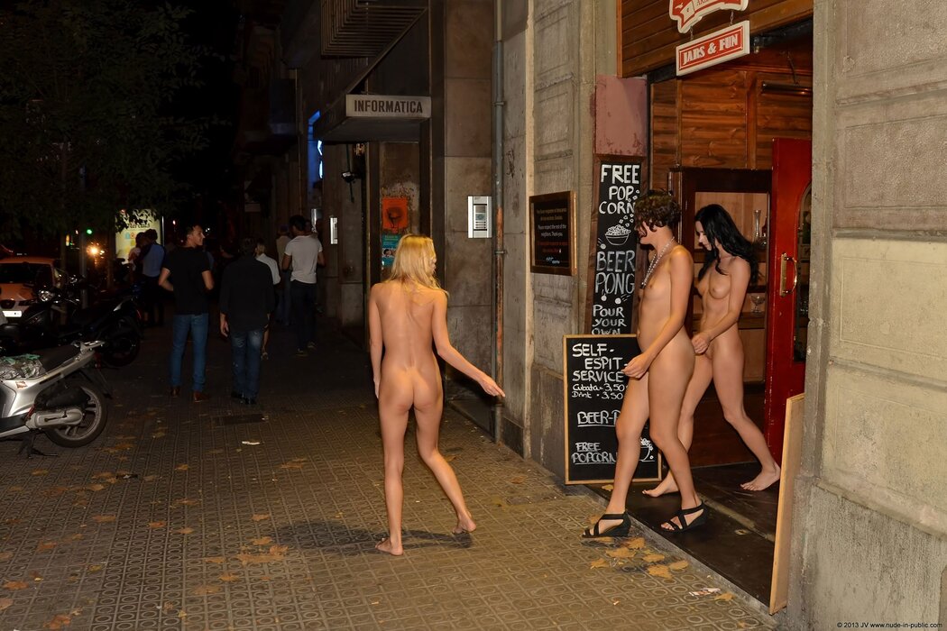 Woman Nude Street