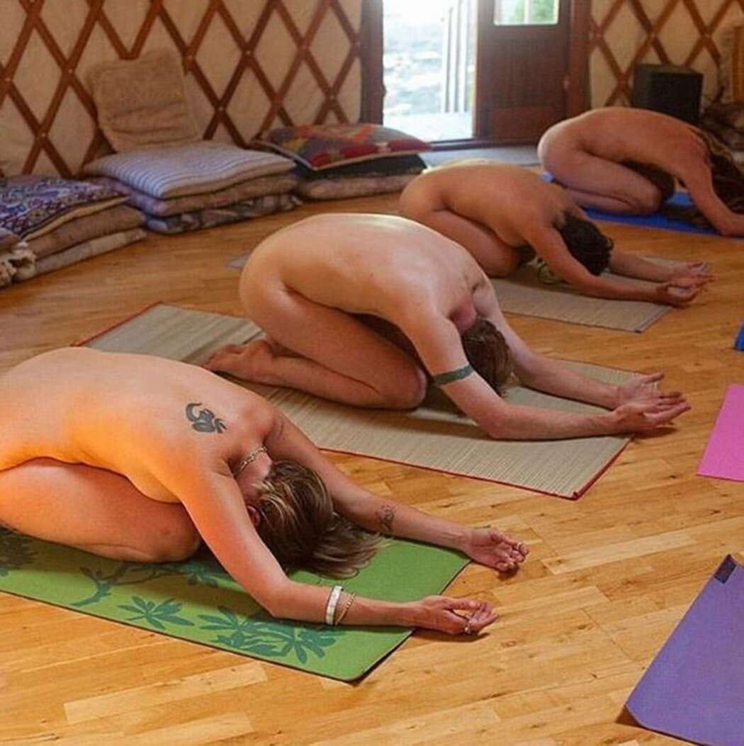Lina Sokolova Nude Yoga