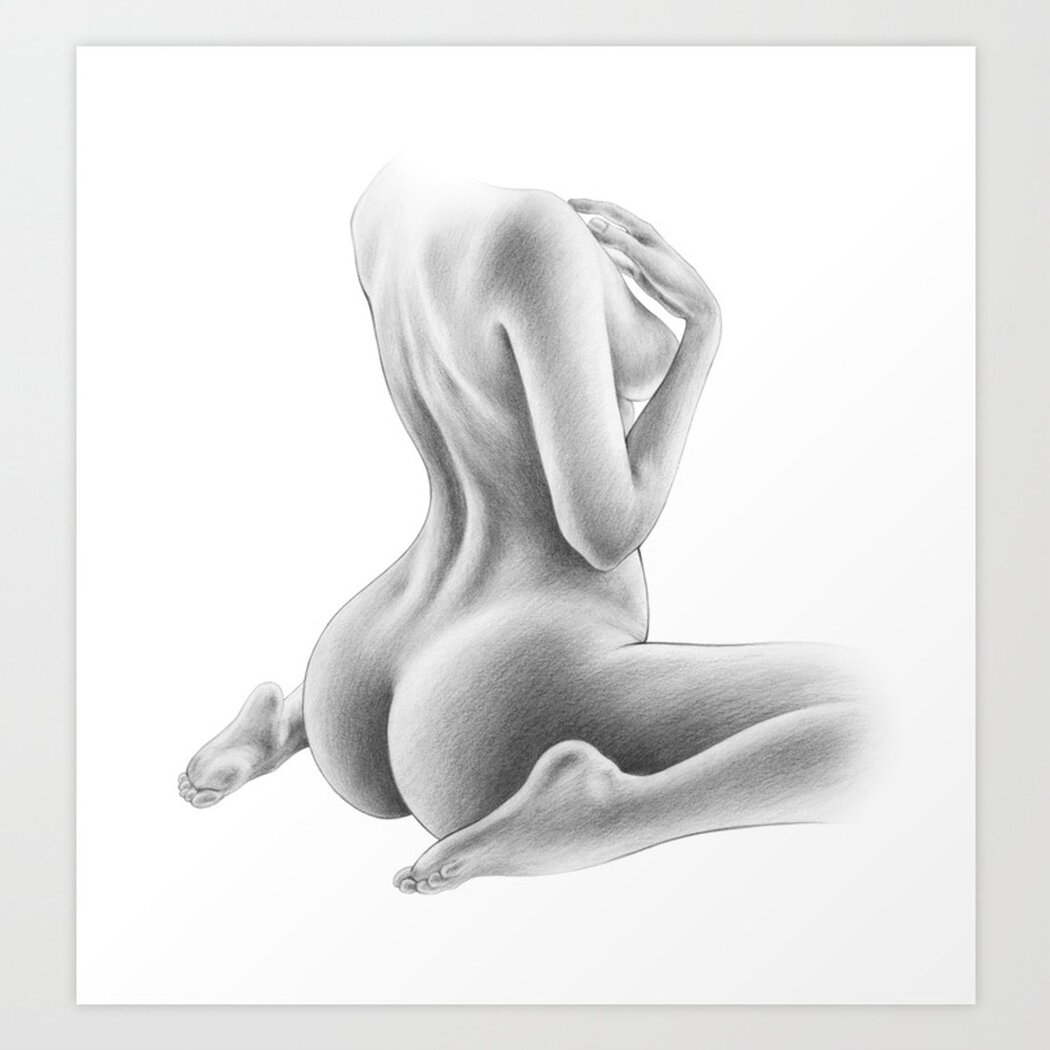 Nude Pencil Drawings