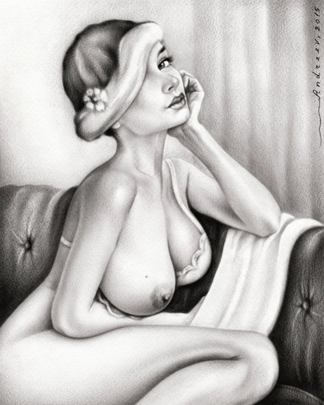 Nude Pencil Drawings