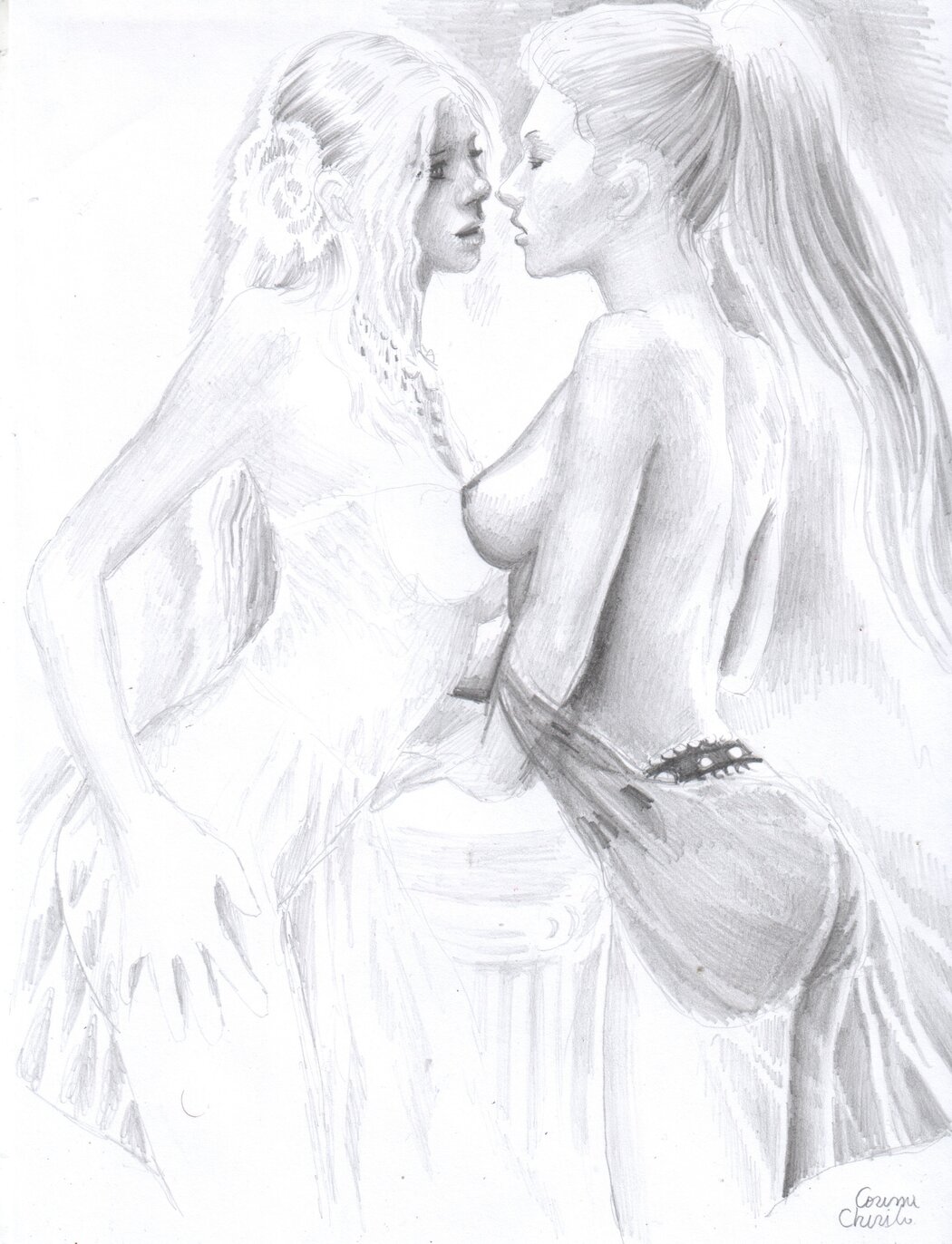 Nude Pencil Drawings
