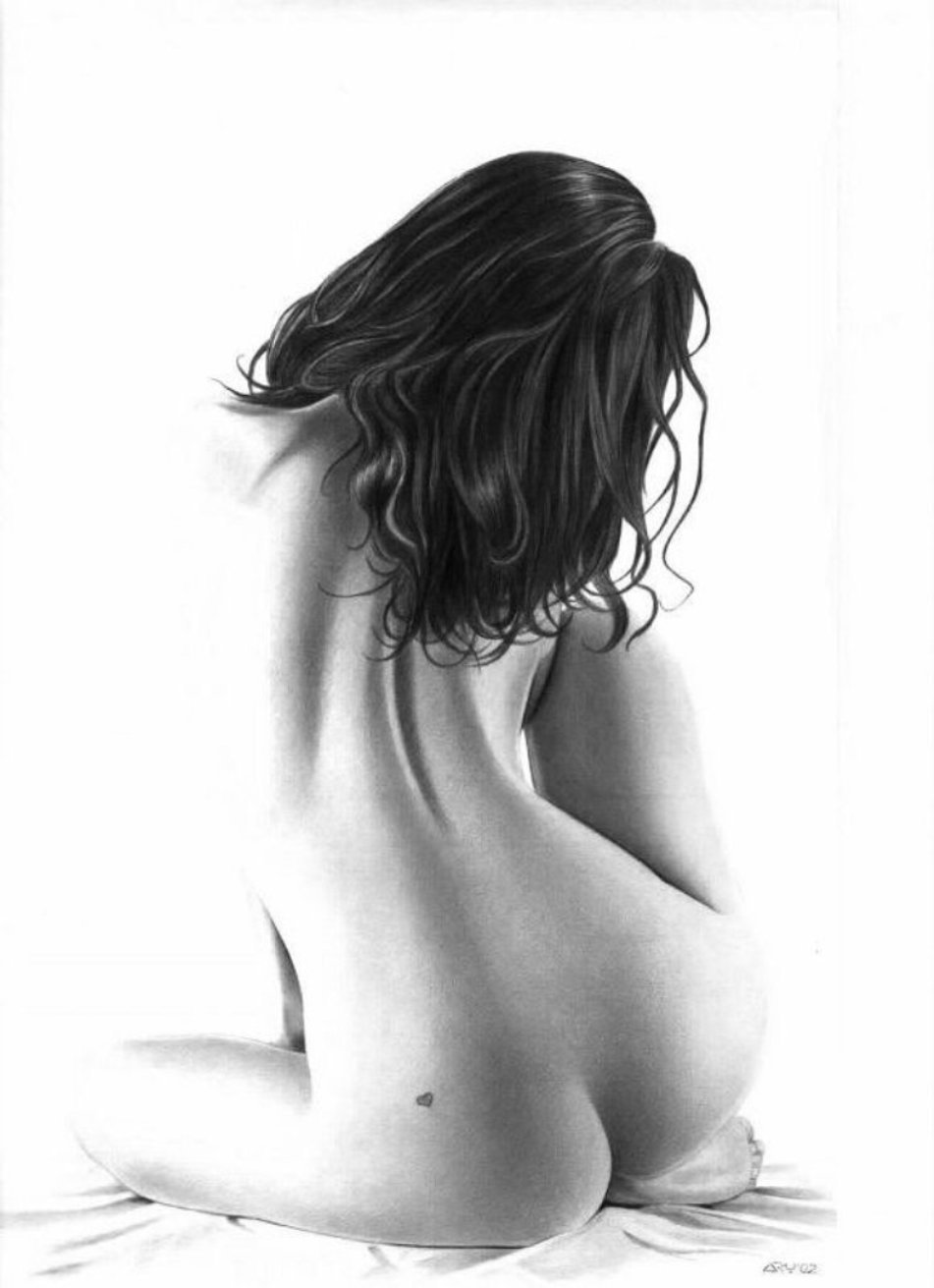 Nude Pencil Drawings