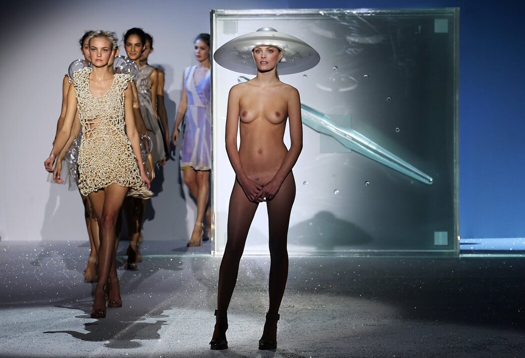 Nude Girls Fashion Show