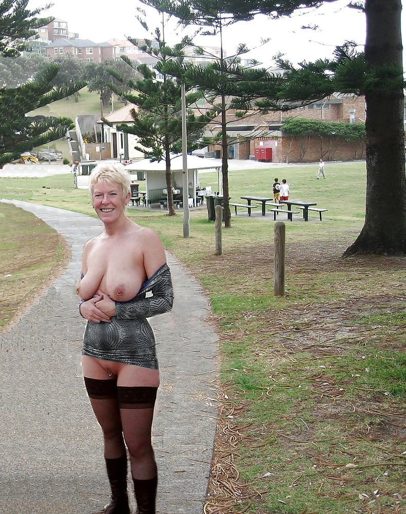 Mature Tits In Public