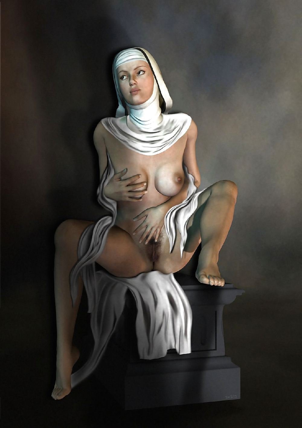 Nude Nun