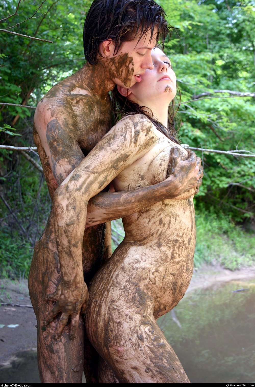Nude In Mud