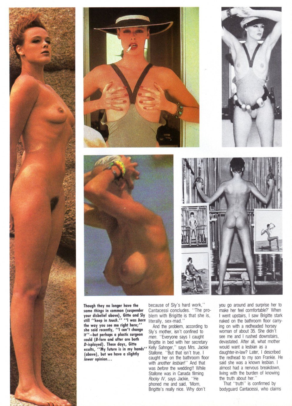 Brigitte Nielsen Nude