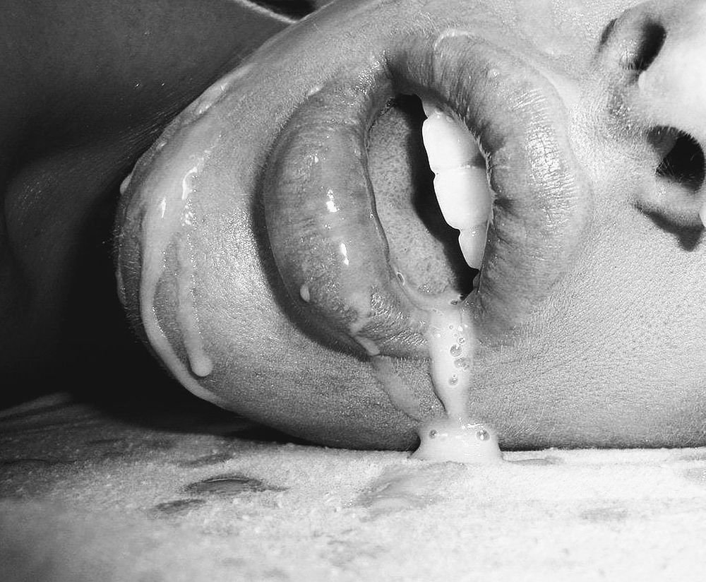 Cum On Tongue