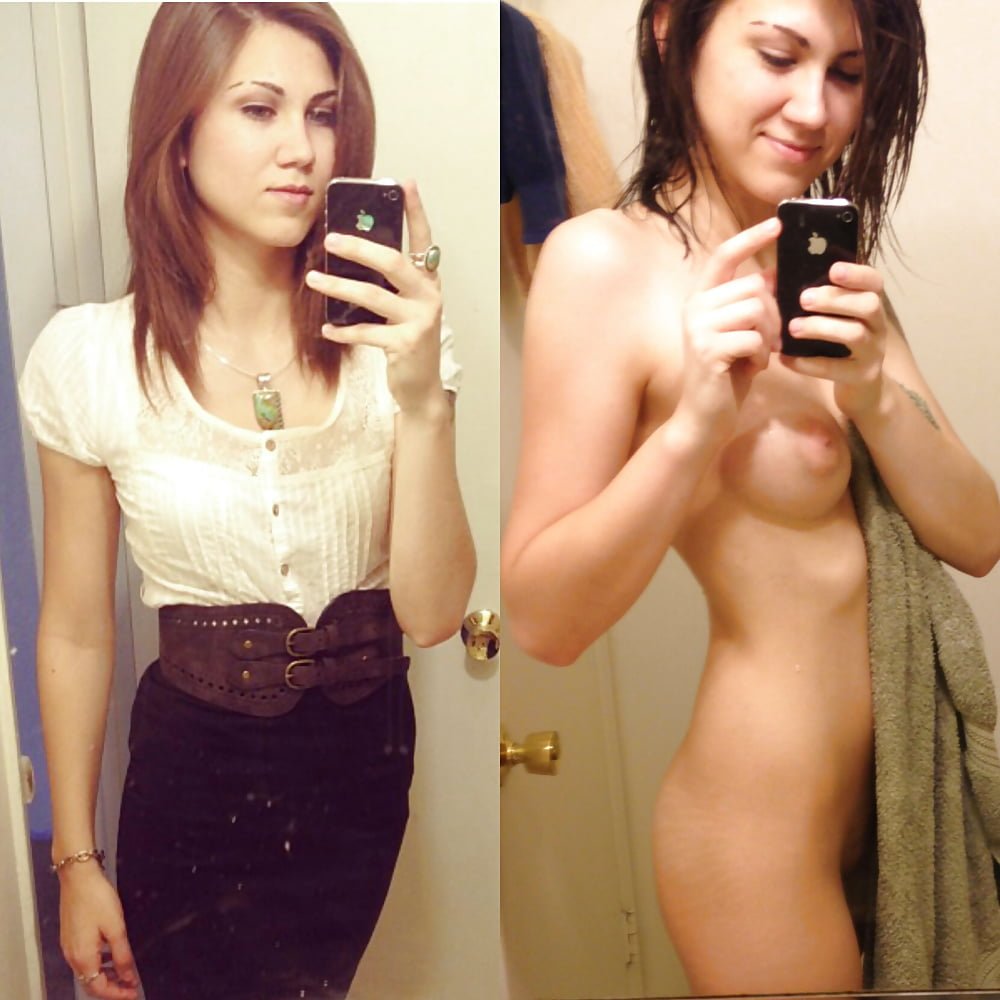 Dressed Undressed Nude Selfie