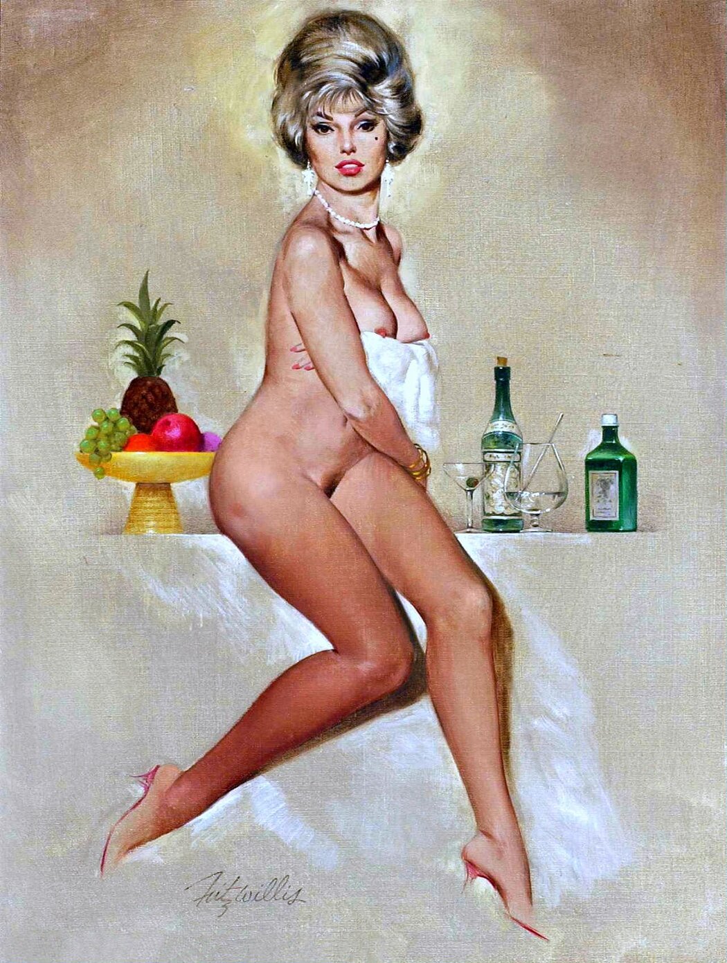 Naked Pin Up