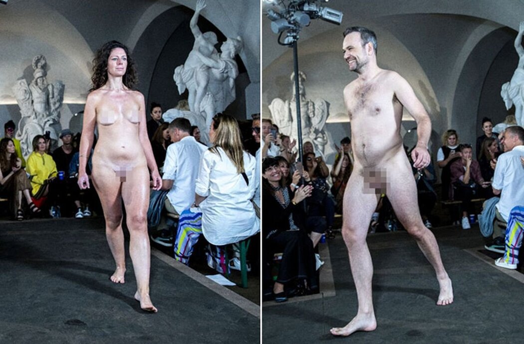 Naked Models Fashion Show