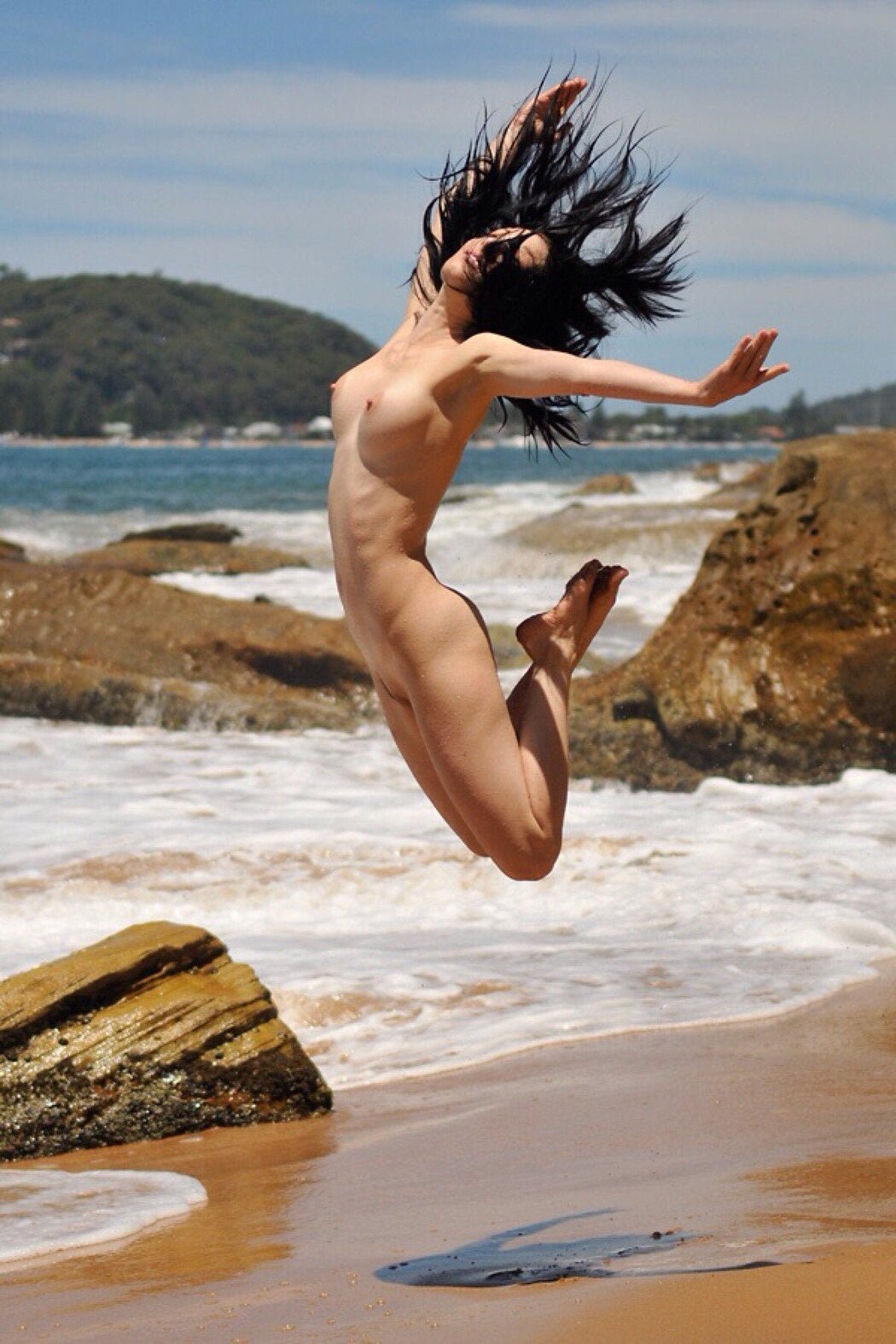 Naked Girl Jumps Cover Photo