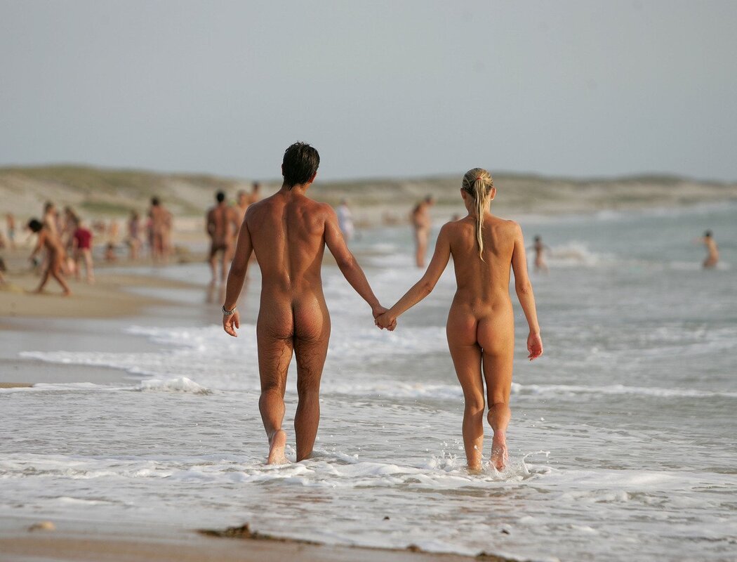 Naked People In The Beach