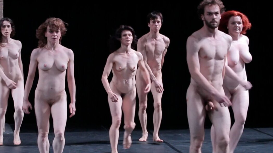 Naked Actors On Stage