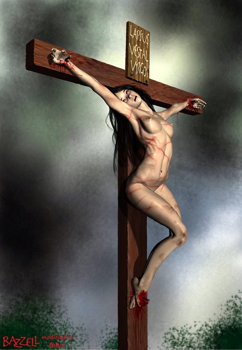 NAKED GILL CRUCIFied