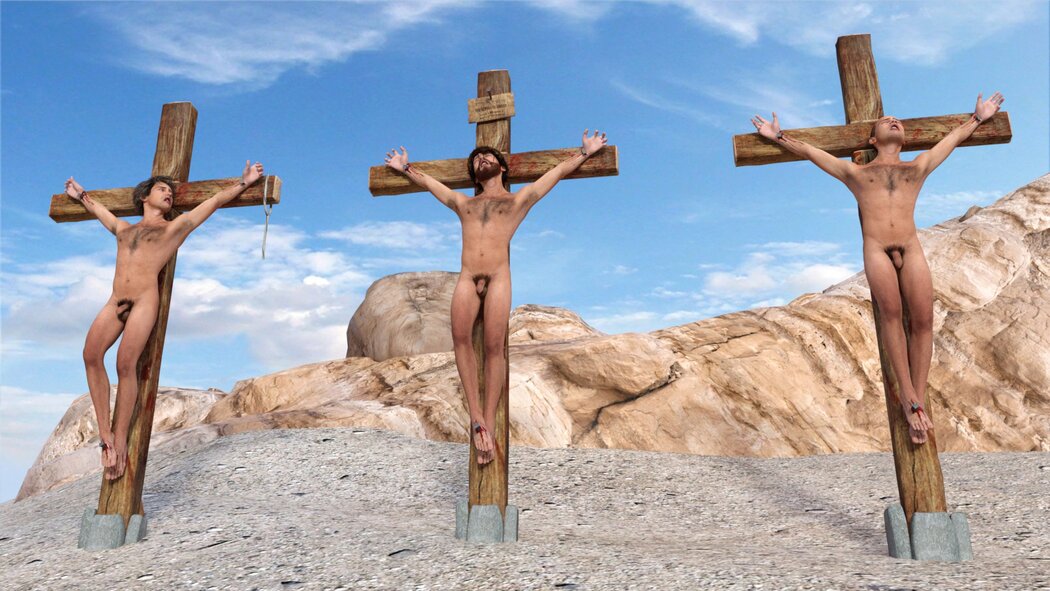 NAKED GILL CRUCIFied