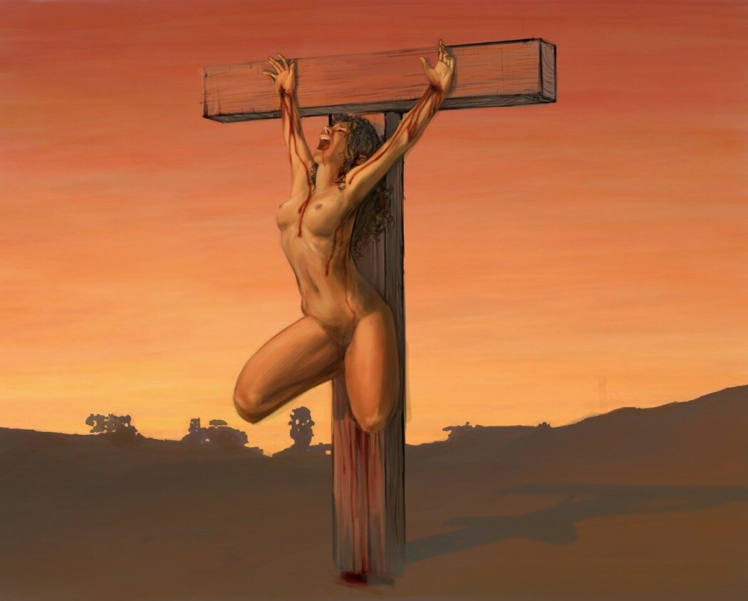 NAKED GILL CRUCIFied