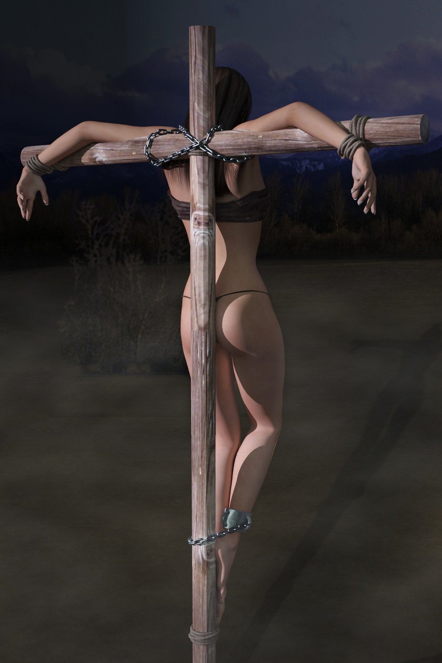 NAKED GILL CRUCIFied