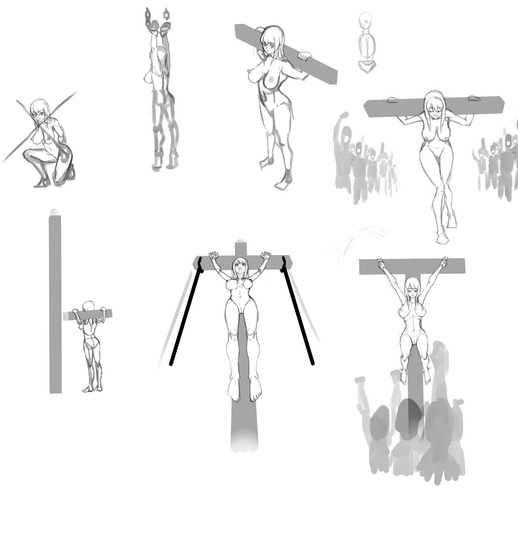 NAKED CRUCIFied GIRLS