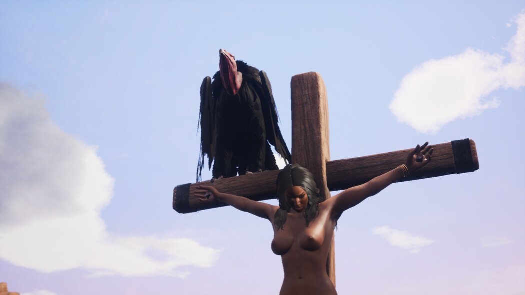 NAKED GILL CRUCIFied