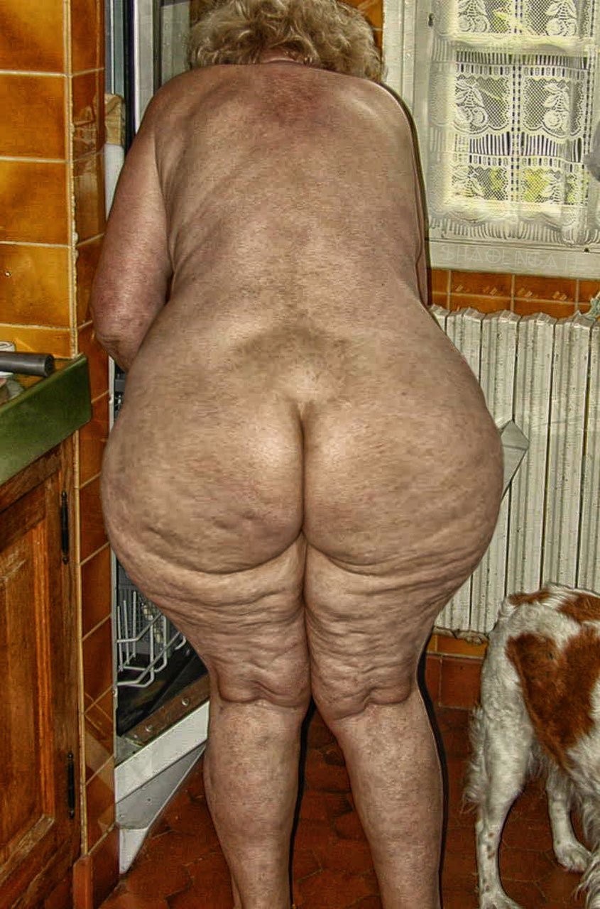 Naked Granny Butts