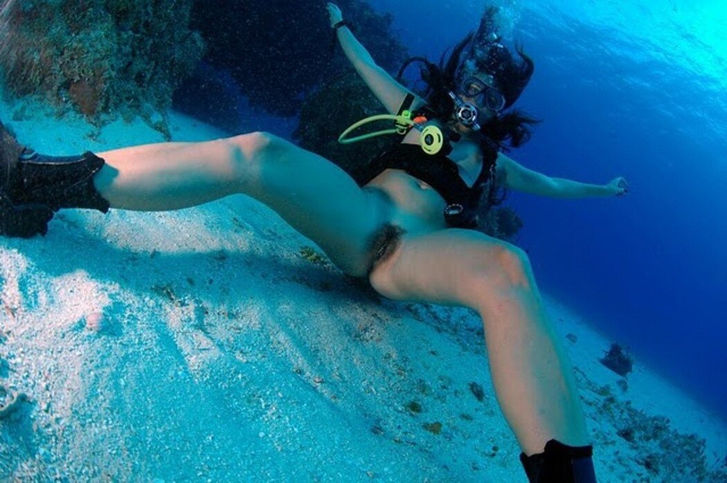 Naked Scuba Diving