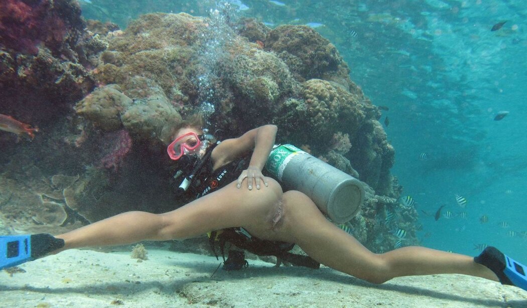 Naked Scuba Diving